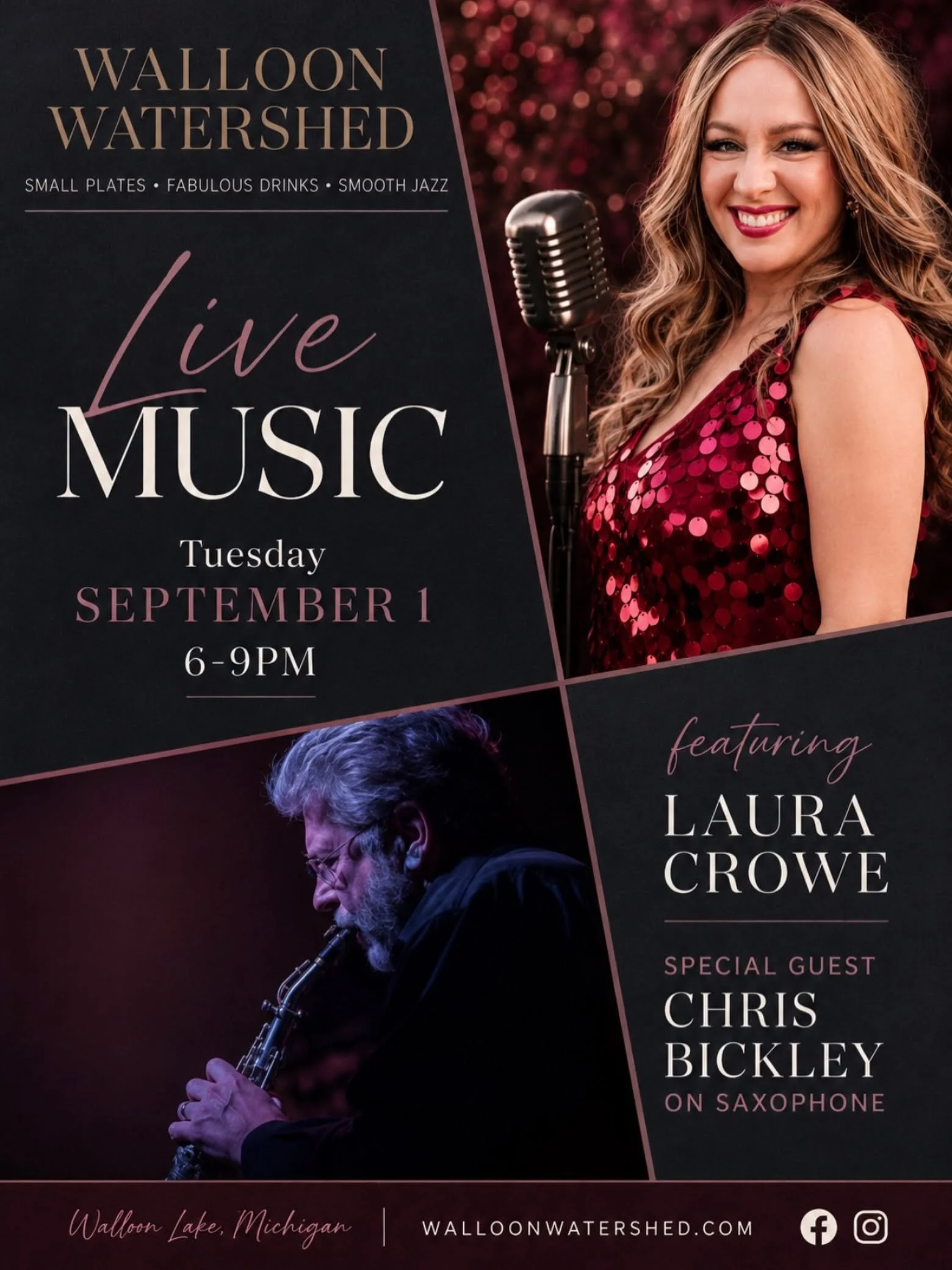 Jazz W/Laura Crowe @ the Walloon Watershed