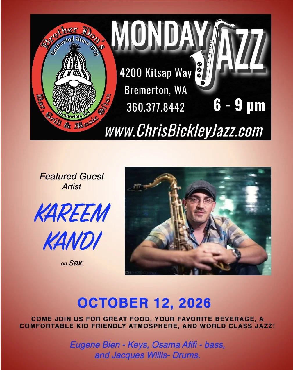 Monday Jazz @ Brother Don's