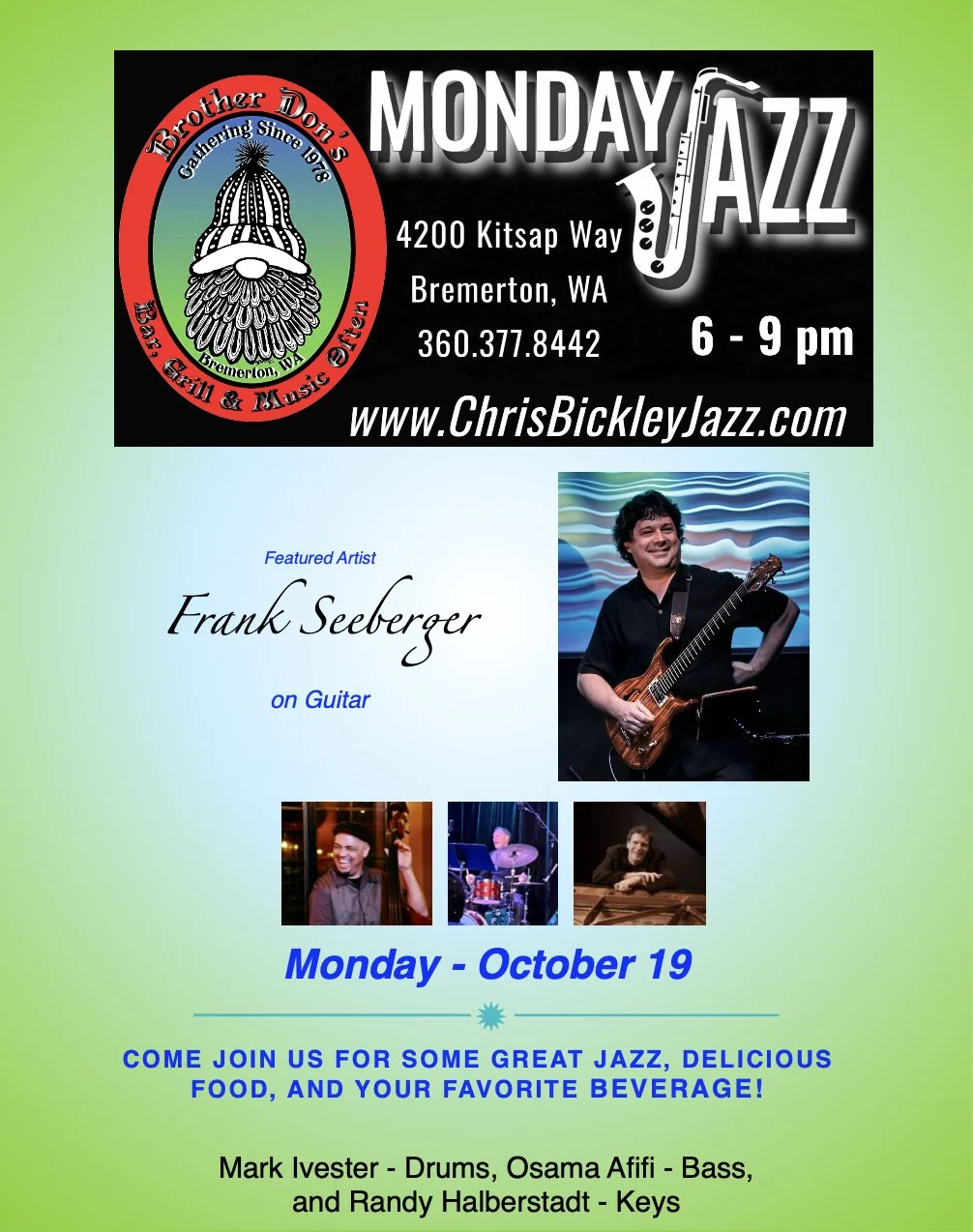 Monday Jazz @ Brother Don's
