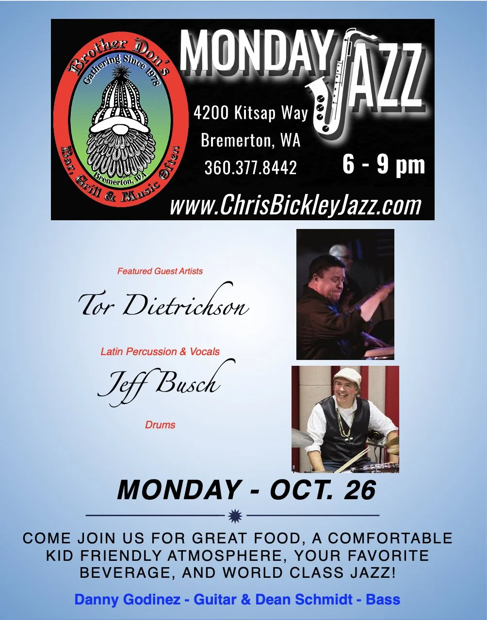 Monday Jazz @ Brother Don's 