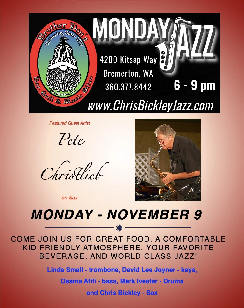 Monday Jazz @ Brother Don's