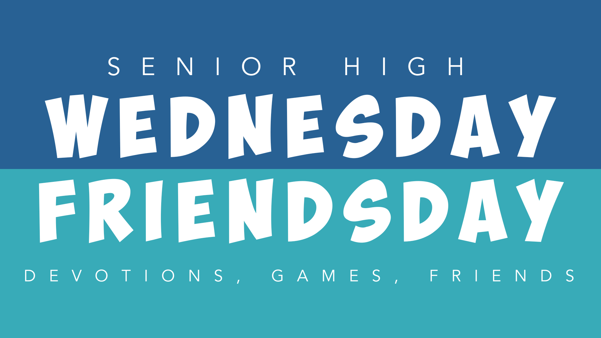 Wendesday Friendsday 