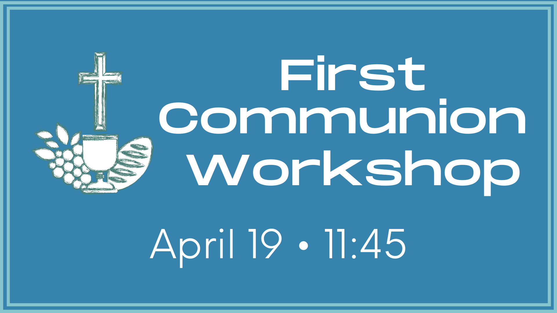 First Communion Workshop
