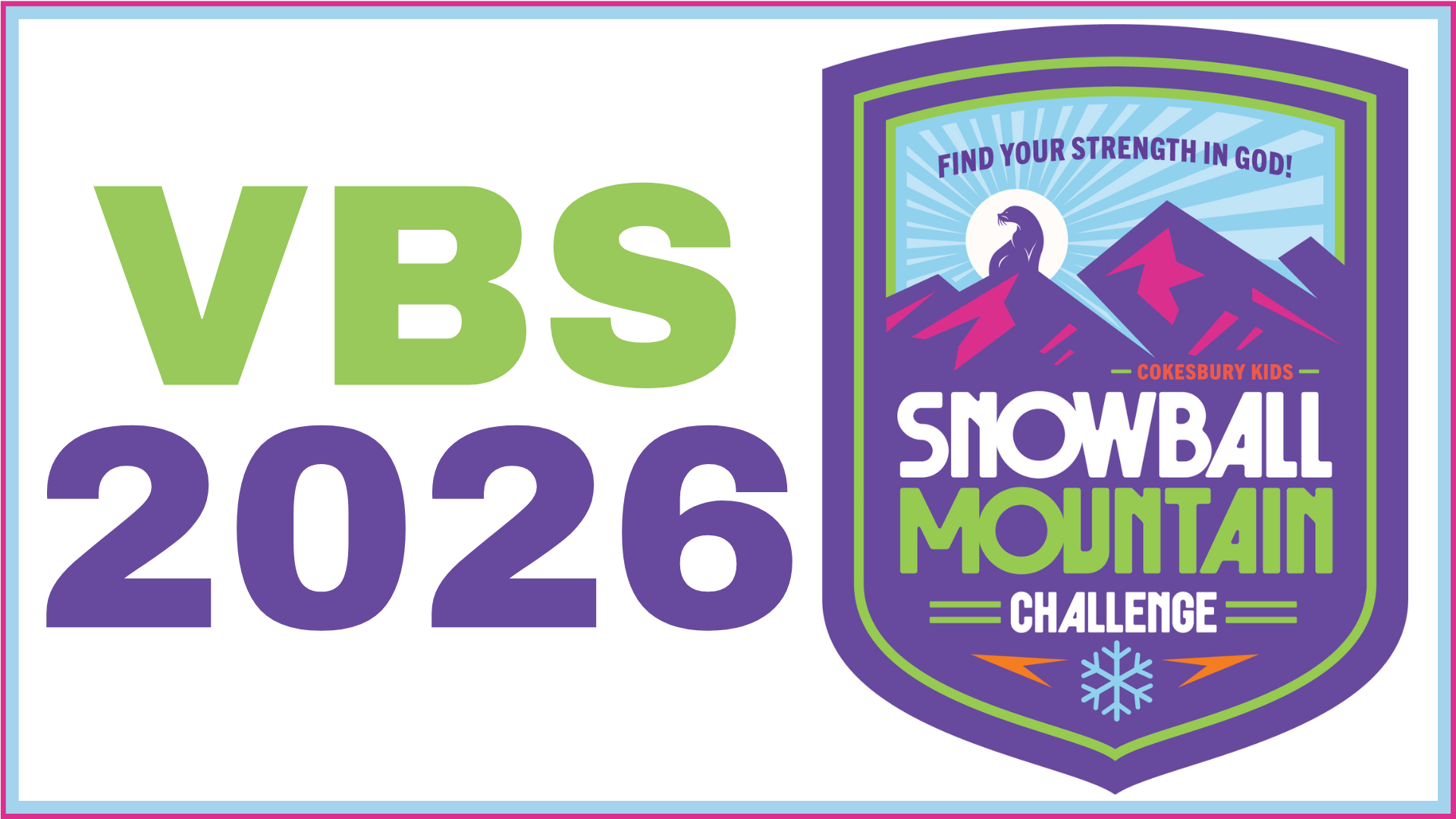 Vacation Bible School 2026