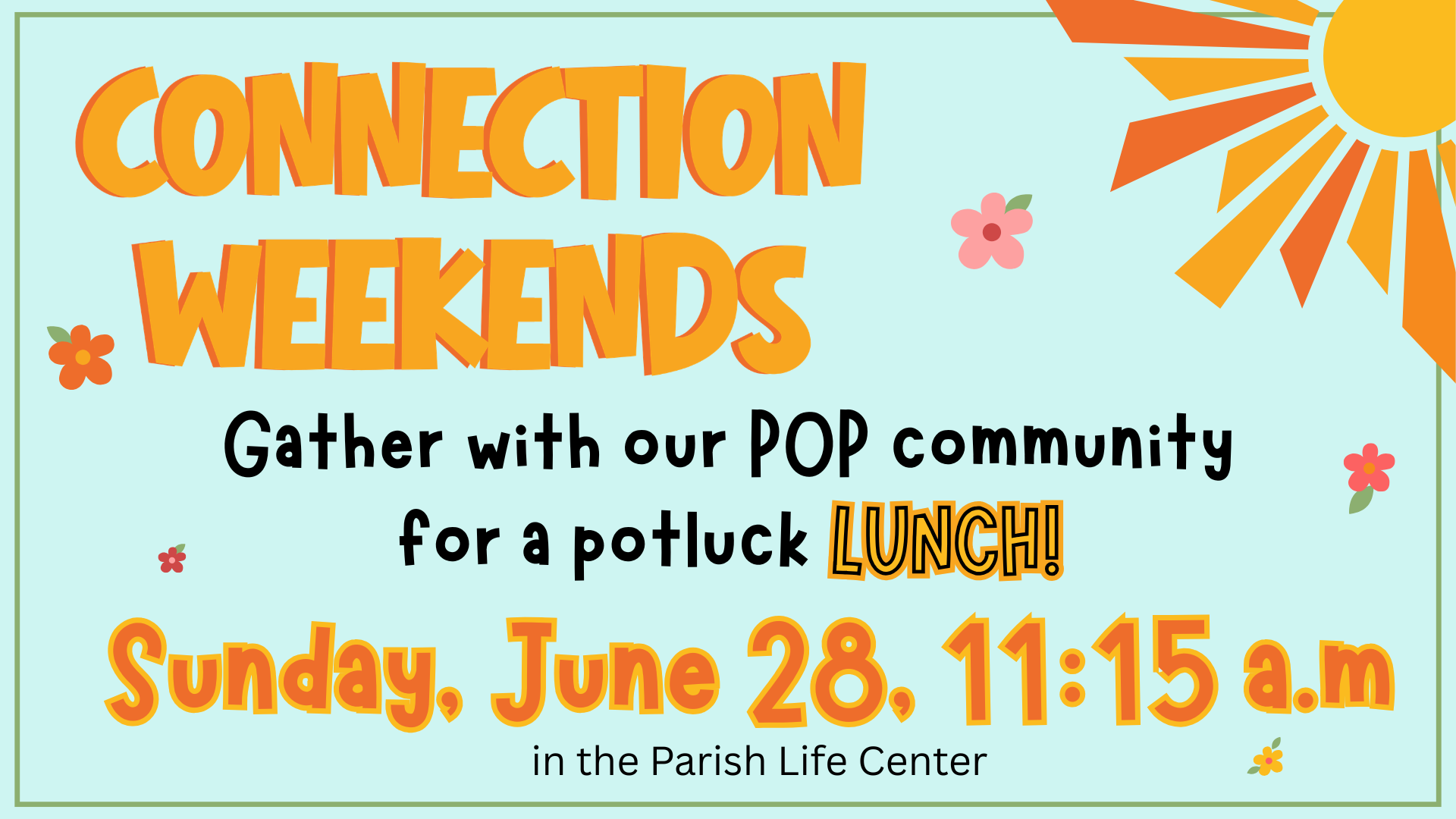 Potluck Lunch