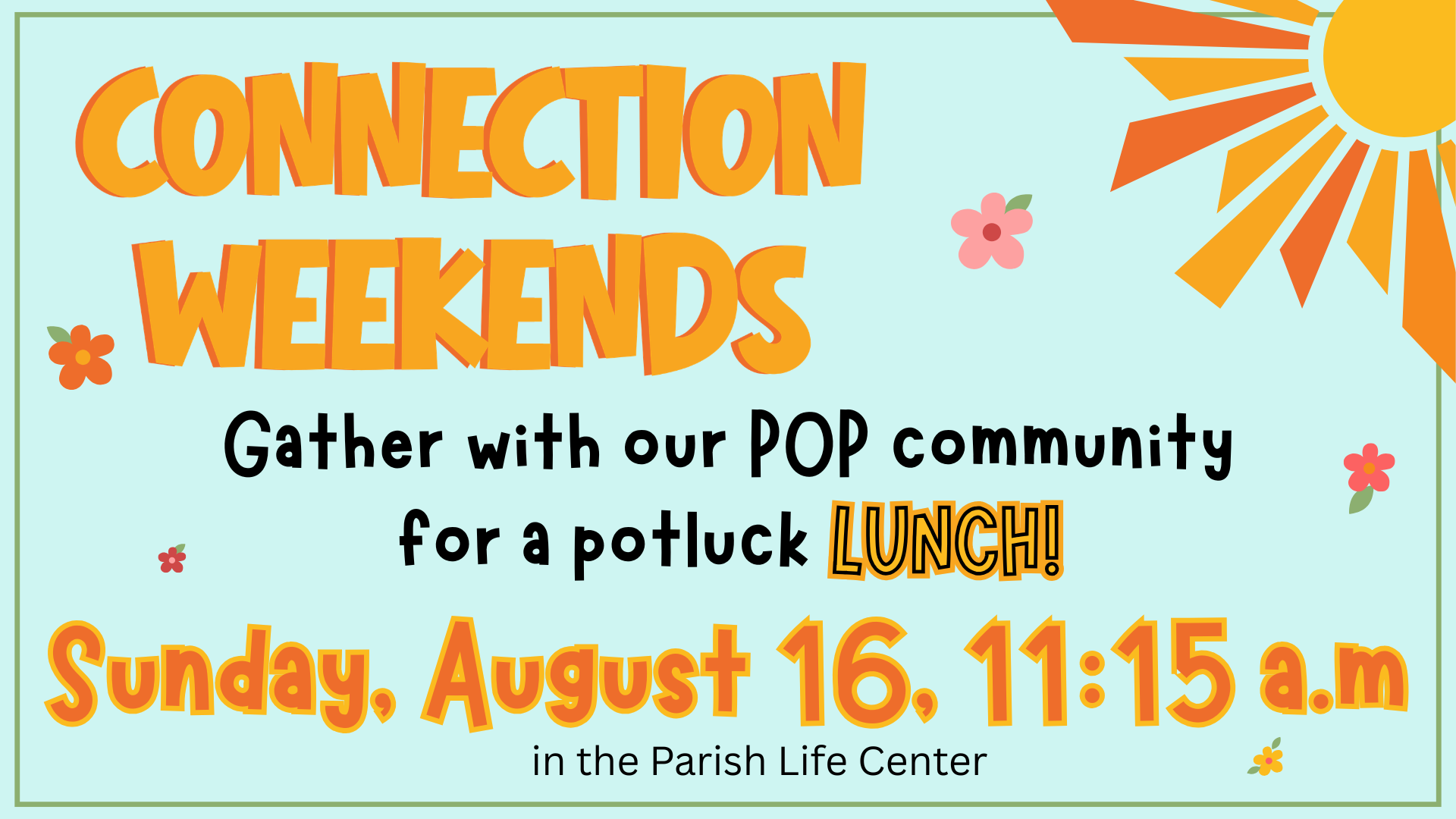 Potluck Lunch 