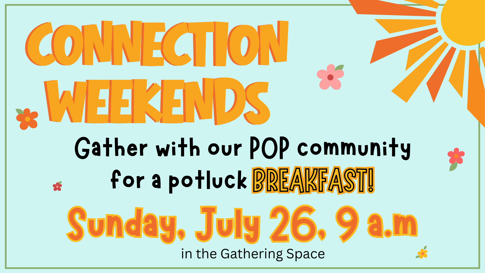 Potluck Breakfast