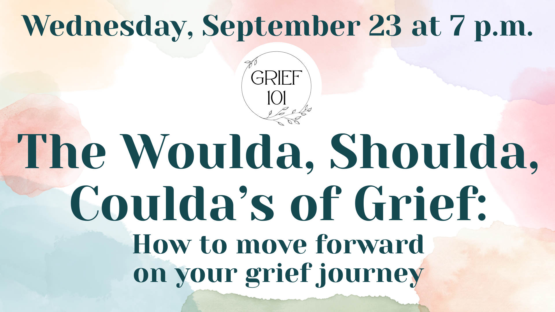 The Woulda, Coulda, Shoulda's of Grief