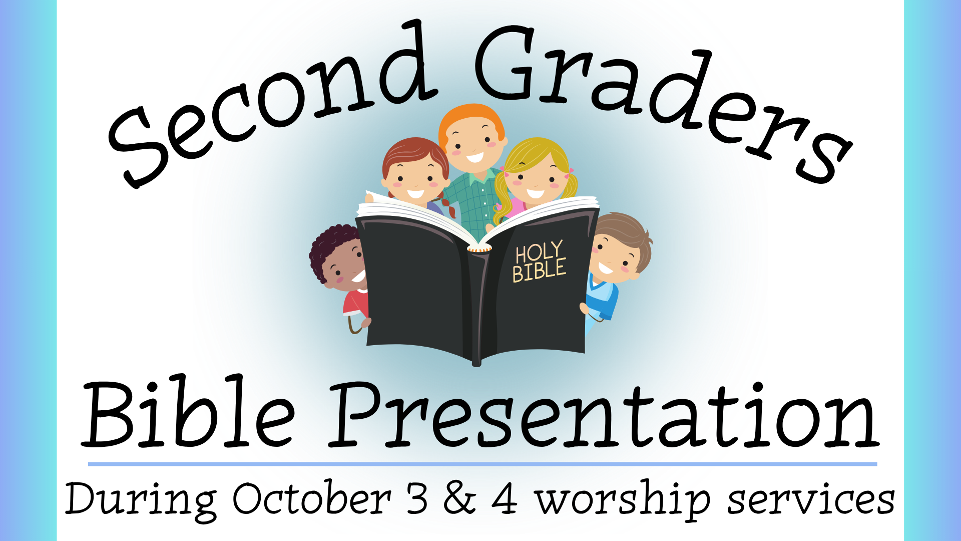 Second Grade Bible Presentation