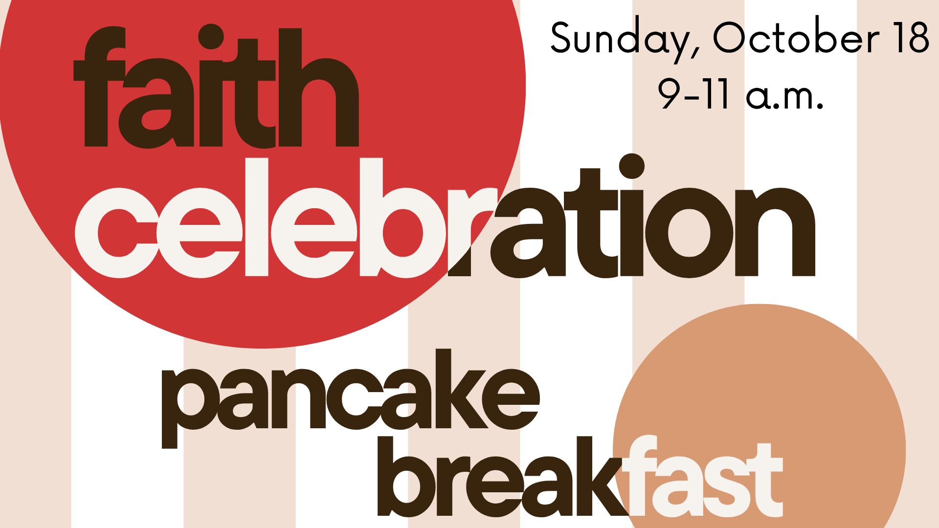 Faith Celebration & Pancake Breakfast