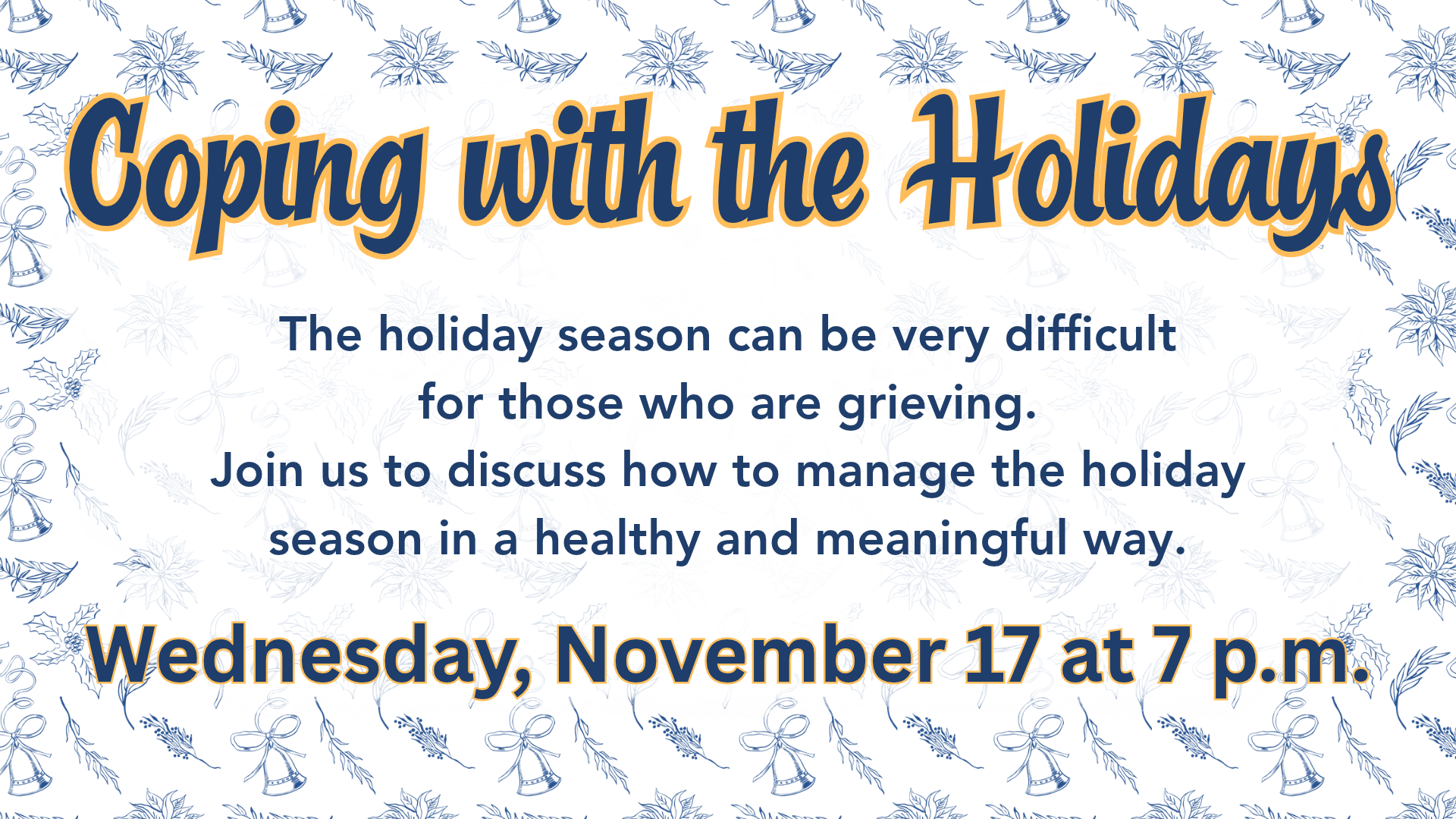 Coping with the Holidays