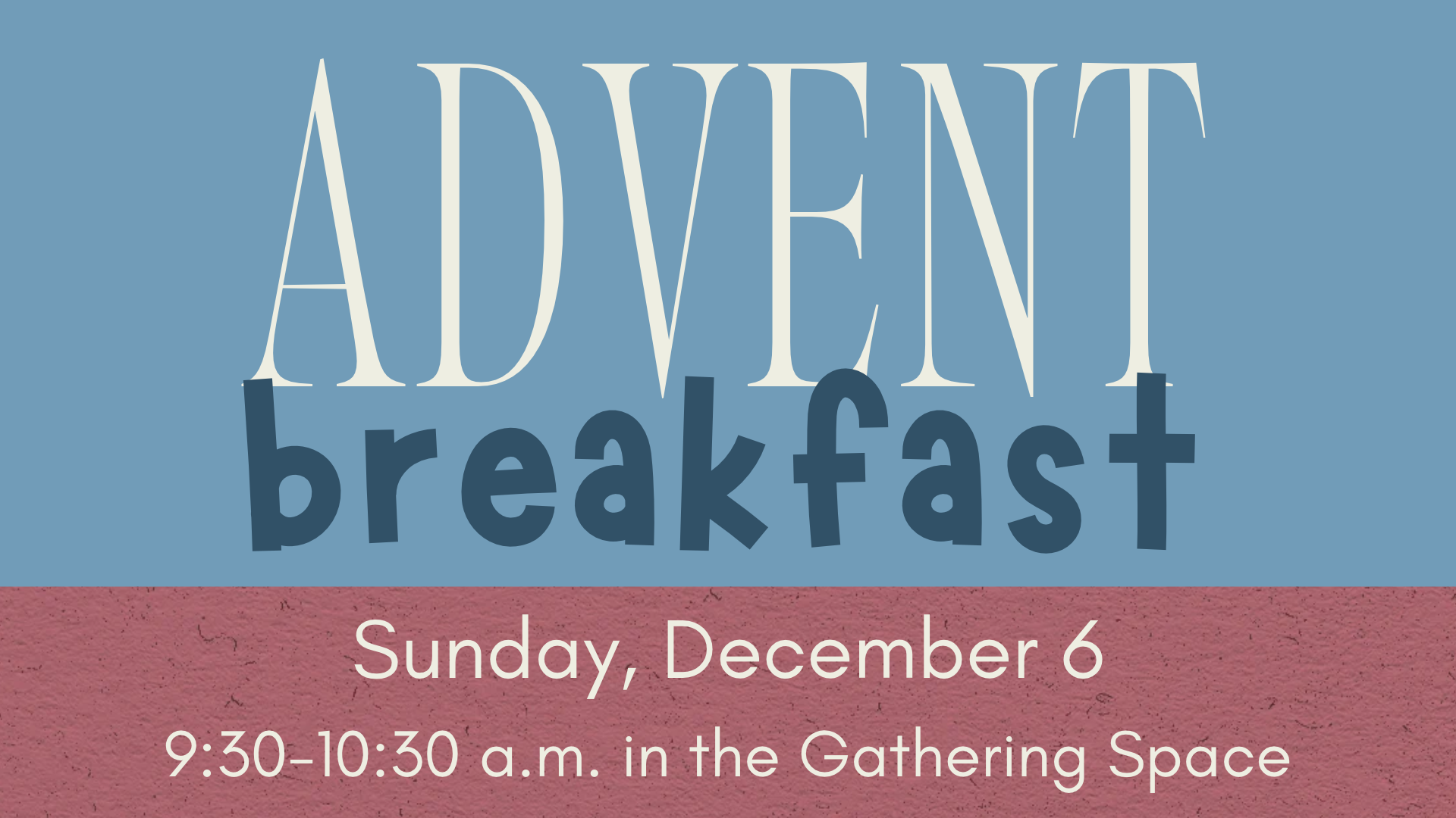 Advent Breakfast