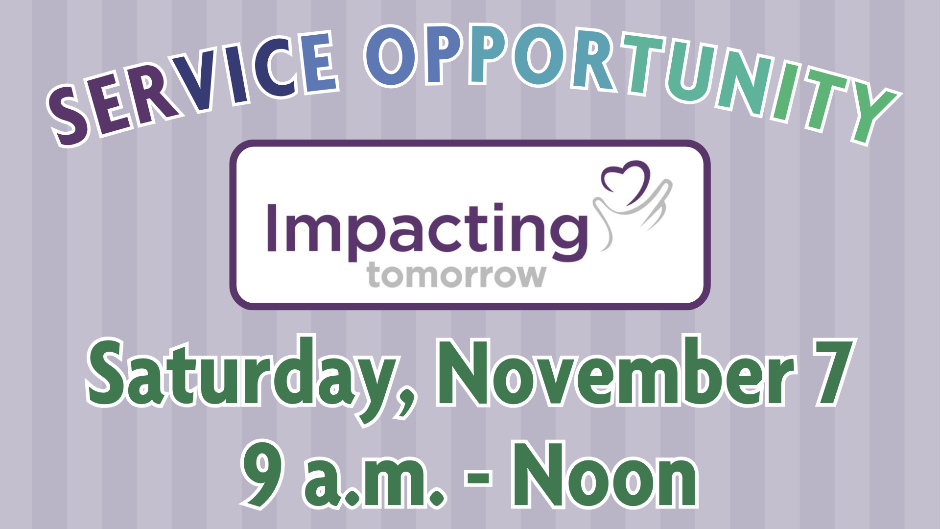 Volunteer at Impacting Tomorrow