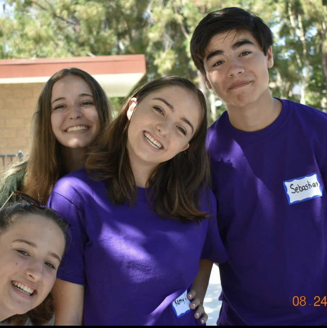  Marina Kosor (‘22), Tara Kivinski (‘22), Remy Charles (‘21), and Sebastian Bojorquez (‘22) 