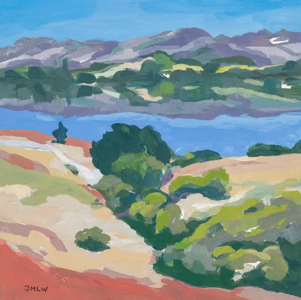 Jenny Wantuch, Crystal Springs Reflections III, 8”x8”