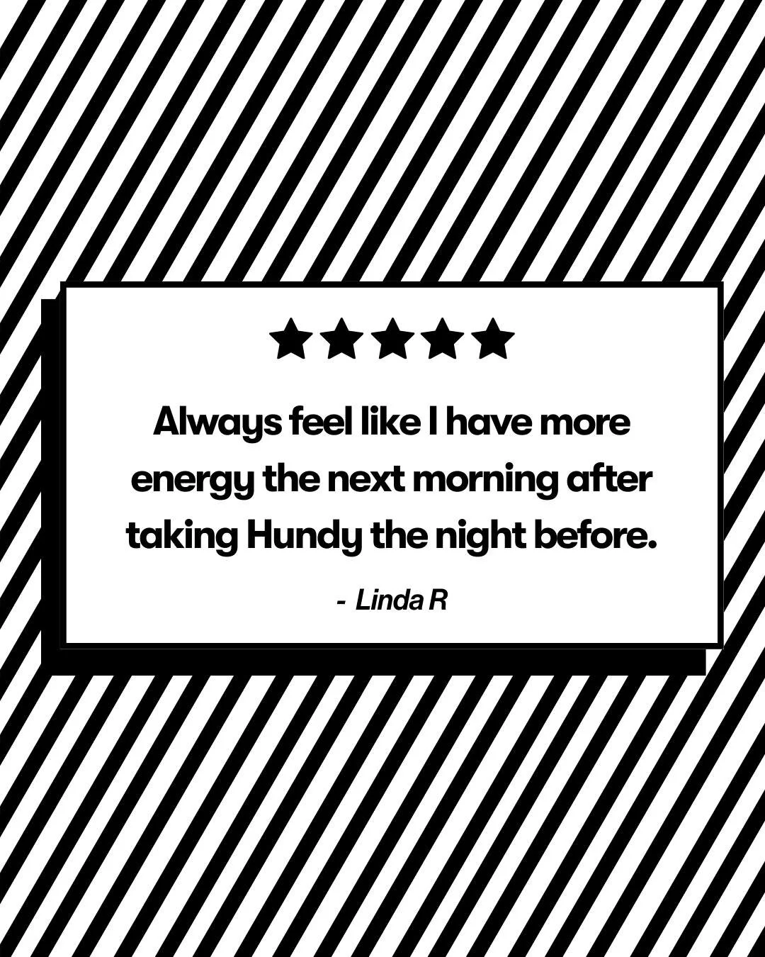 Woke up feeling fresh? That&rsquo;s the Hundy difference. More energy, less regret. 💊✨