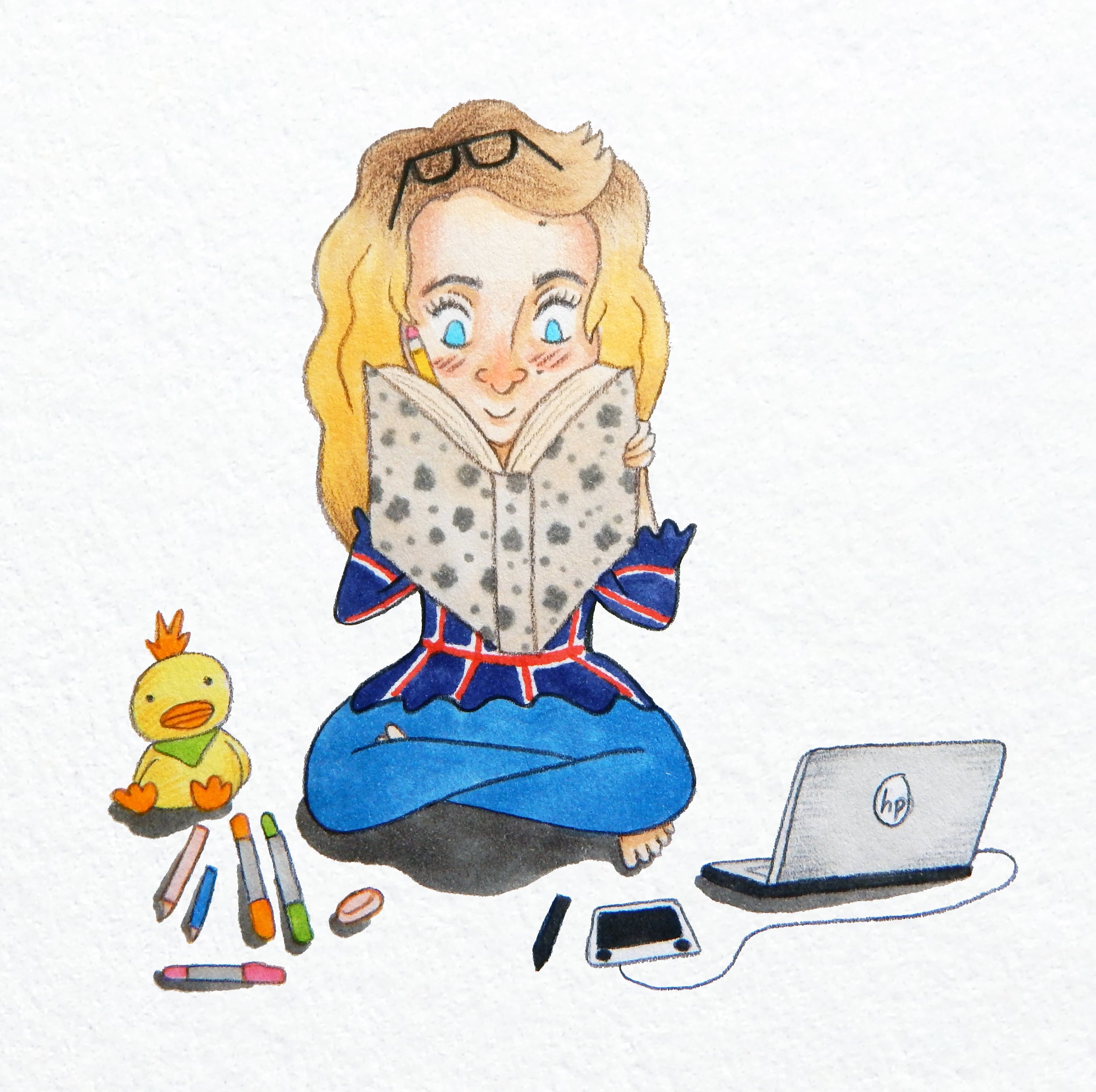 Hollie and Figgs: The Missing Rainbow illustrator Beth Hilliard