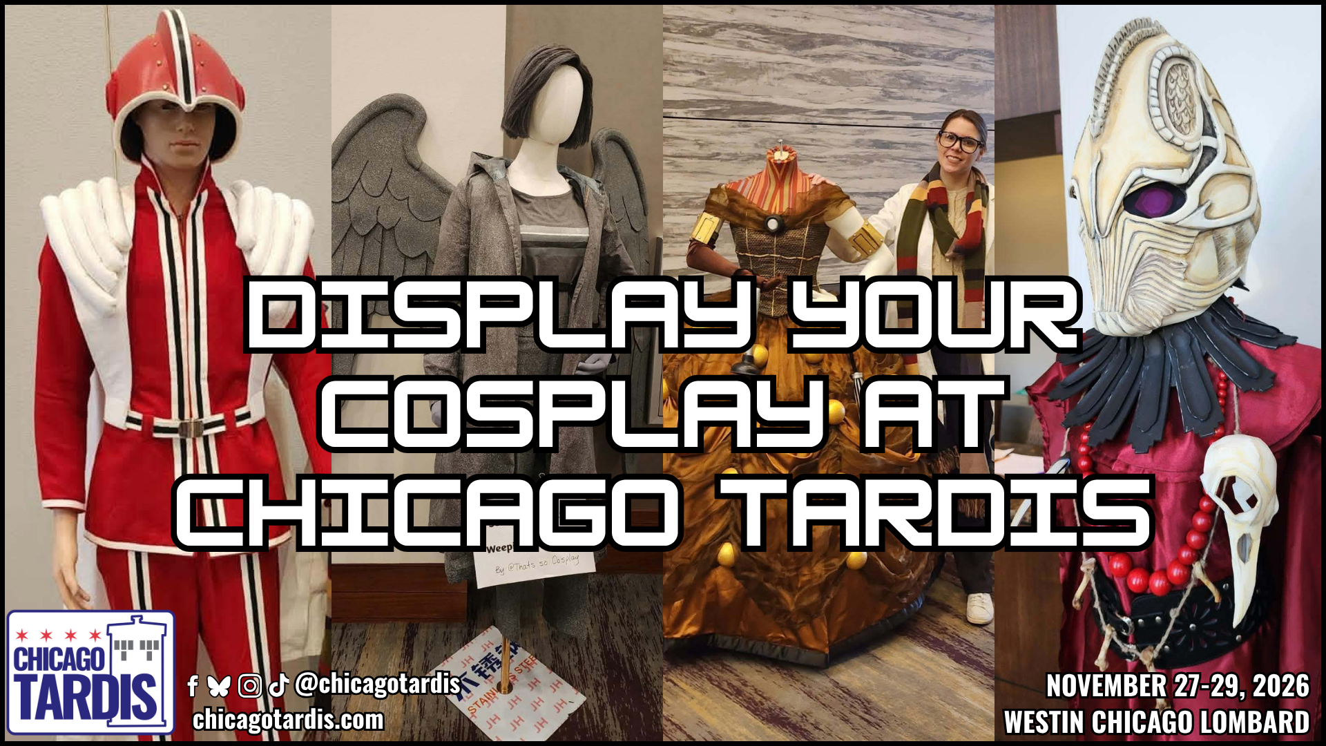 Display Your Cosplay at Chicago TARDIS