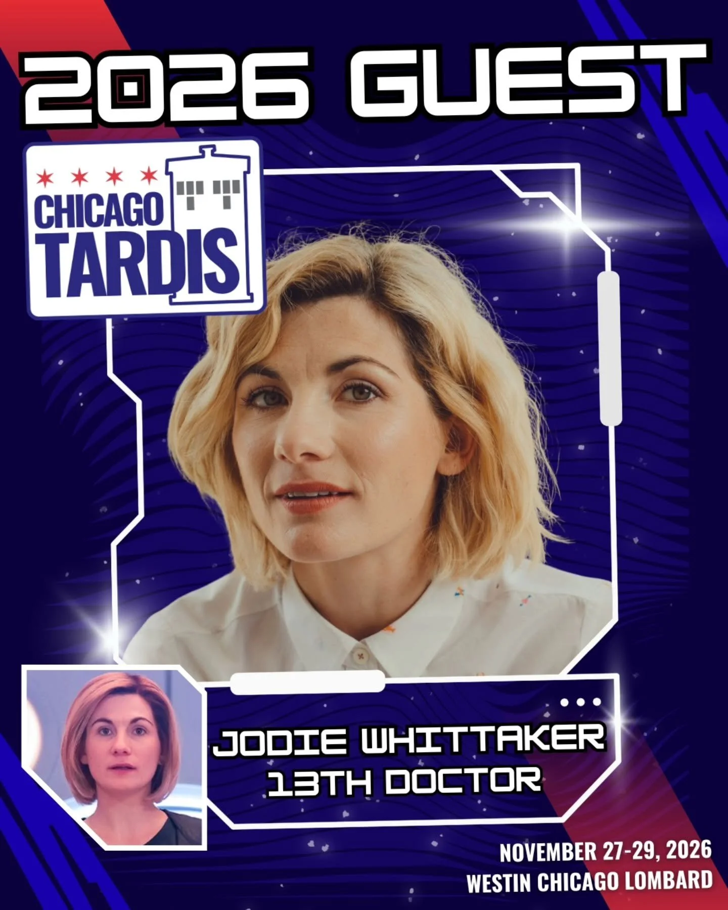 Jodie Whittaker Coming to Chicago TARDIS