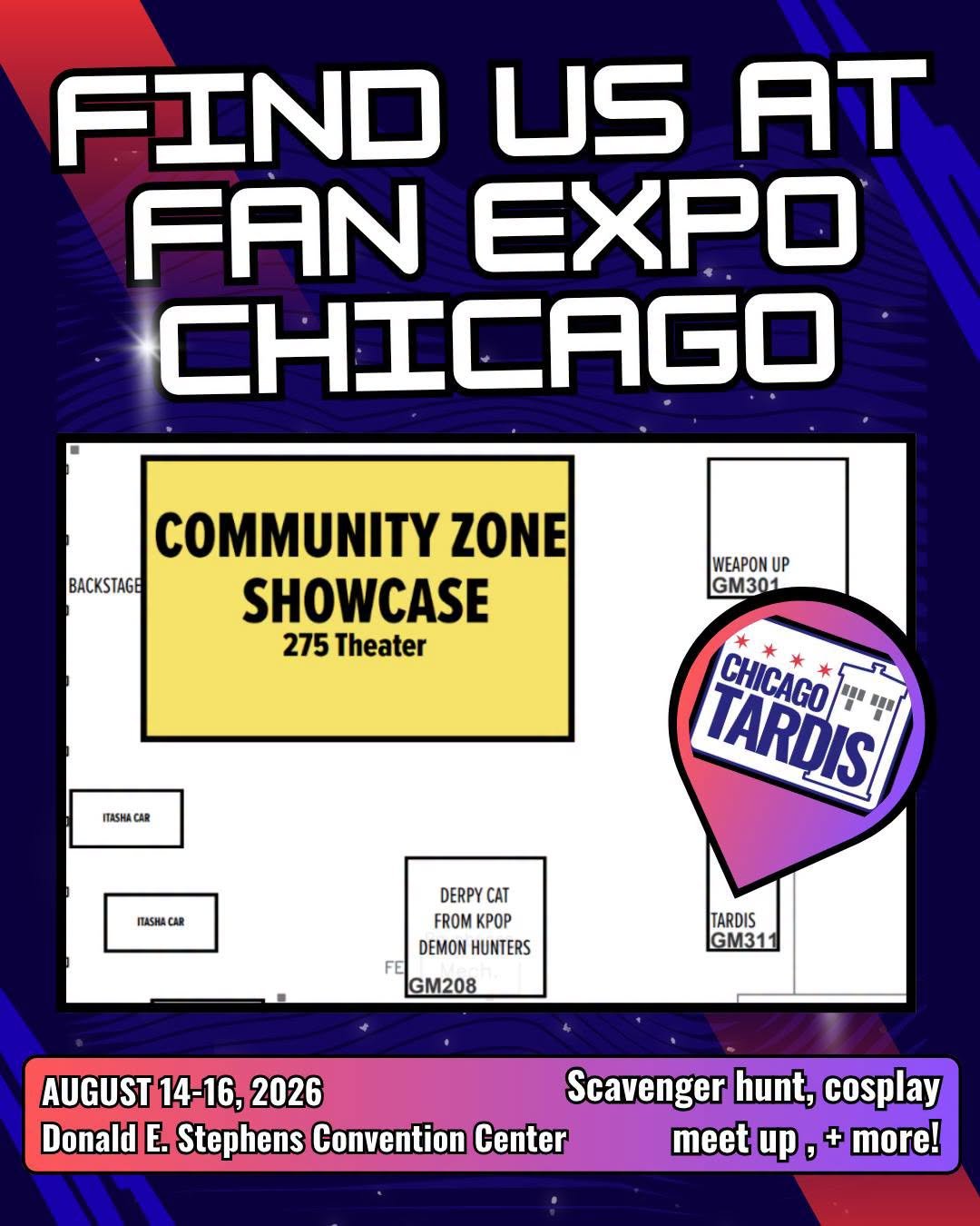 Find Us at Fan Expo Chicago 2026