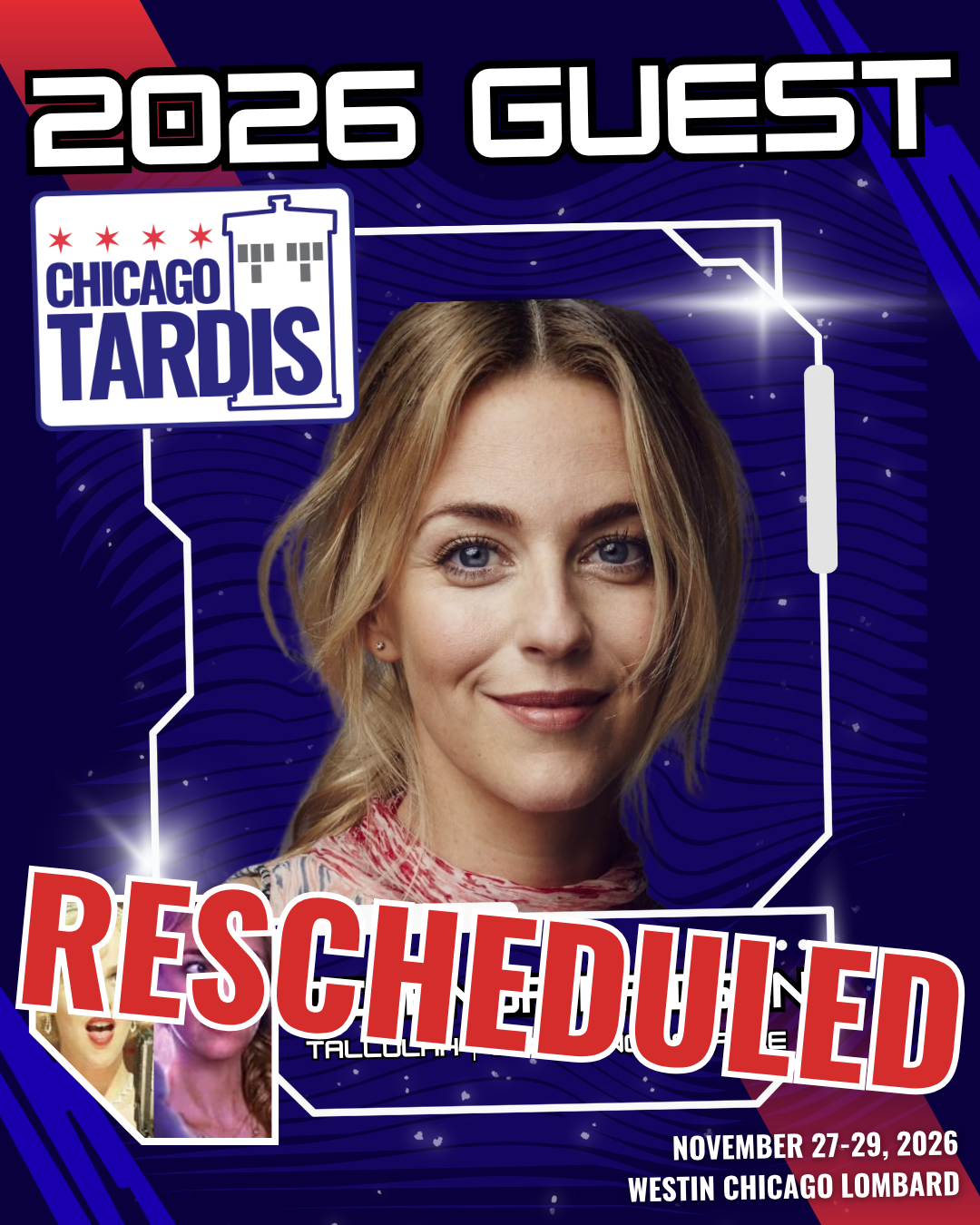 Miranda Raison Appearance Rescheduled