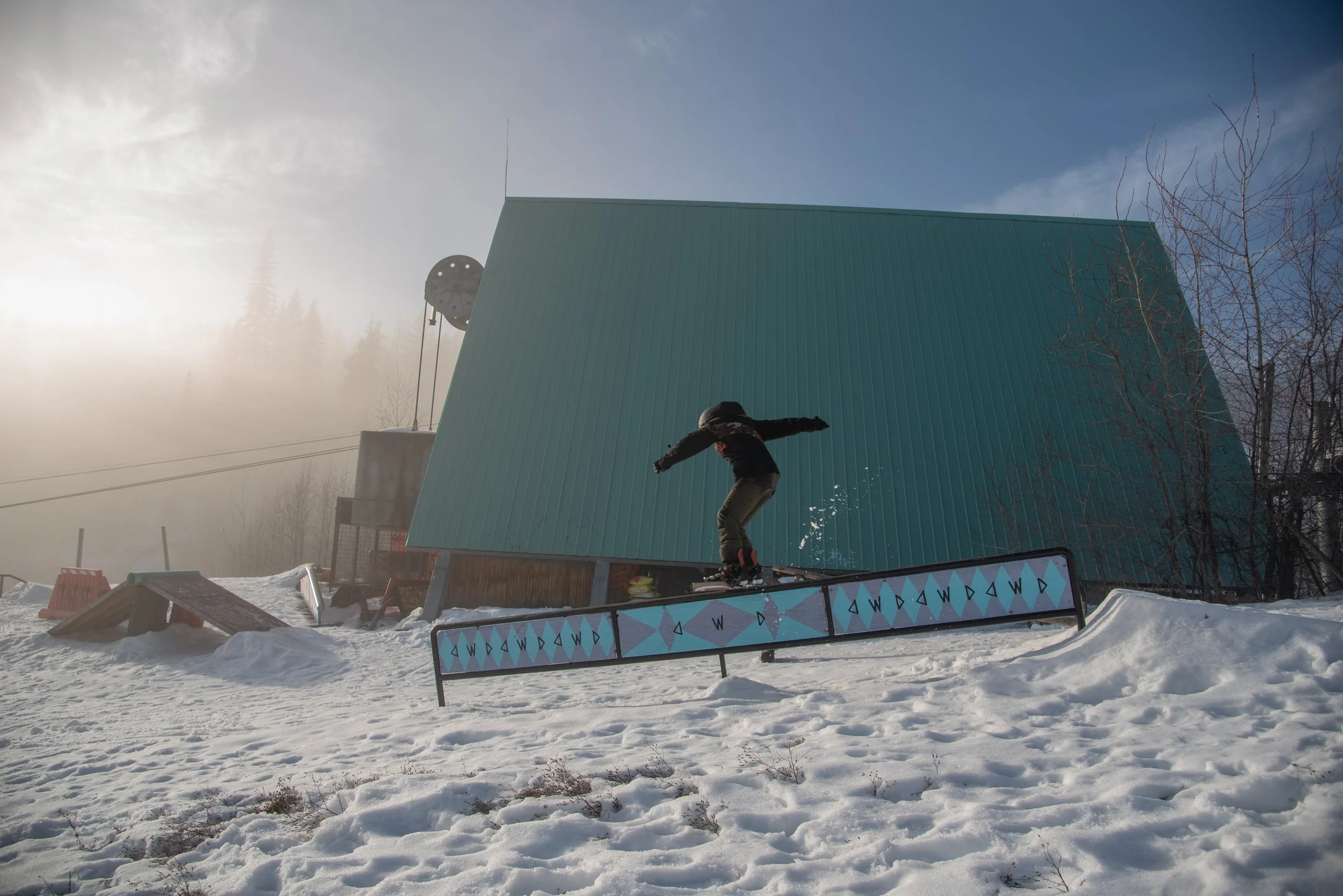 Boarding at Bull Mountain, Kelowna