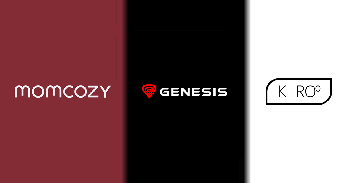 Triple welcome to Momcozy, Genesis Gaming, and Kiiroo!