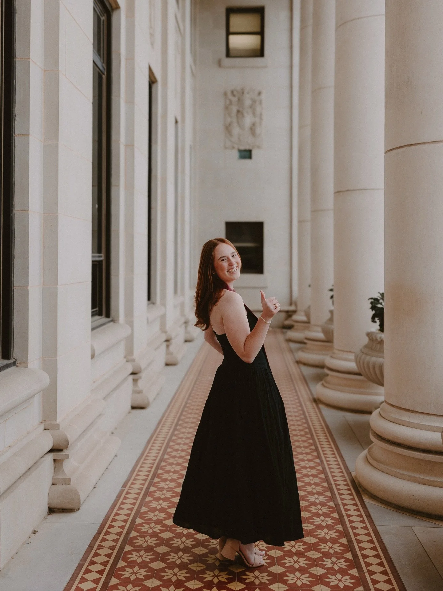 Allllll over campus with @emma.brushaber!!! 🤍💫🎓