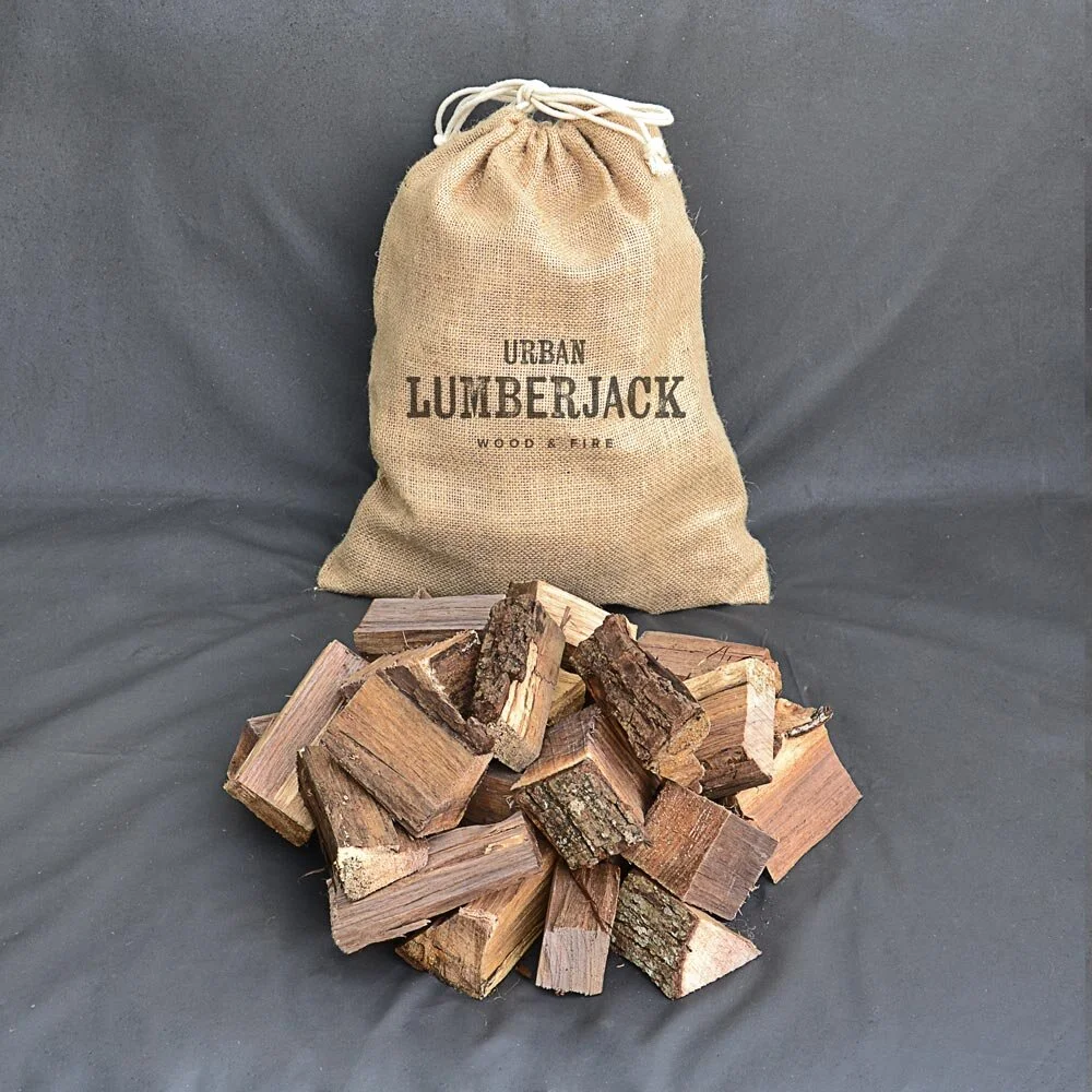 Urban Lumberjack Black Walnut BBQ Wood Drawstring Bag Chunks