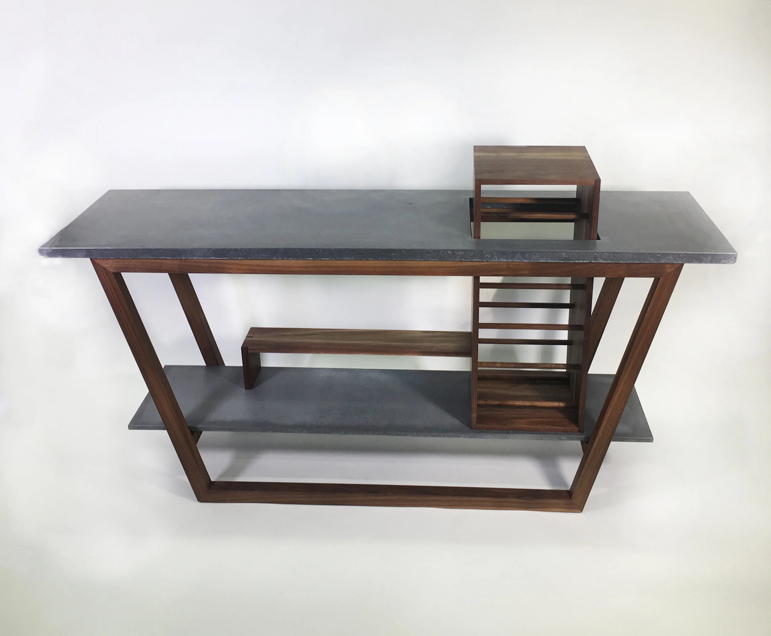 Fieldstone Artistry - Concrete and Walnut Iterum Bar Front.JPG