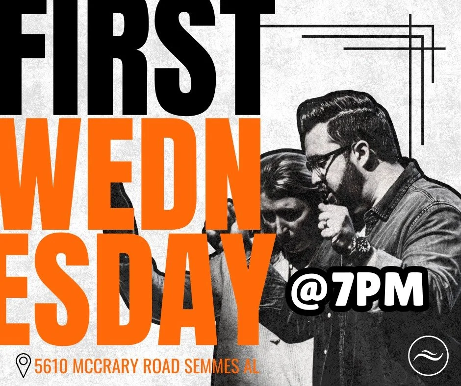 ✨ FIRST WEDNESDAY IS TONIGHT! ✨

Join us tonight as Pastor Jaron &amp; Courtney bring a powerful word that will encourage your faith and challenge you to take your next step with Jesus. 

🔥 Come expecting.
🙌 Bring your family.
💬 Invite a friend.

