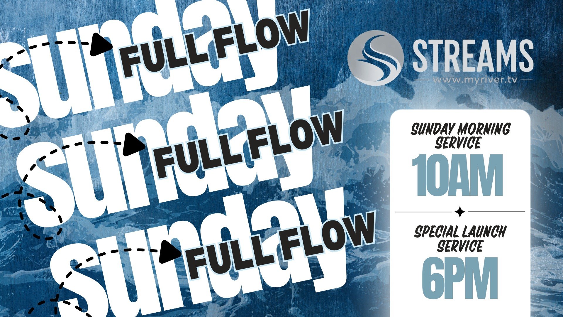 🚨 TOMORROW IS FULL FLOW SUNDAY! 🚨

We&rsquo;re going ALL IN on community, connection, and growing together! 🙌

⛪ 10 AM | First Service
Pastor Brett Nobles will be bringing a powerful word on what it means to GET CONNECTED &amp; STAY CONNECTED. You