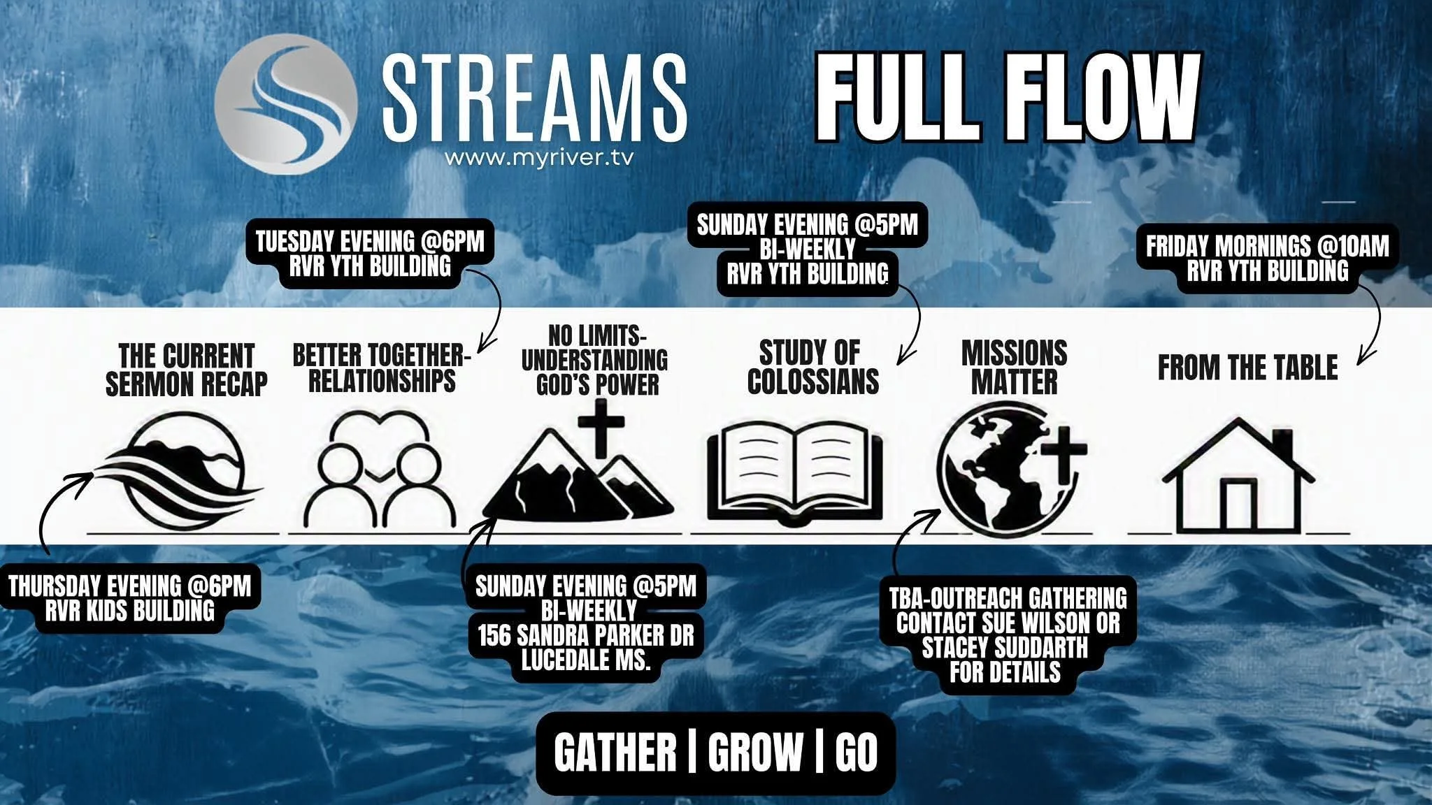Are you plugged into a Stream? 🌊

There&rsquo;s something special about doing life together. Streams are more than a gathering&mdash;they&rsquo;re a place to connect, grow, encourage one another, and build real relationships.

You were never meant t