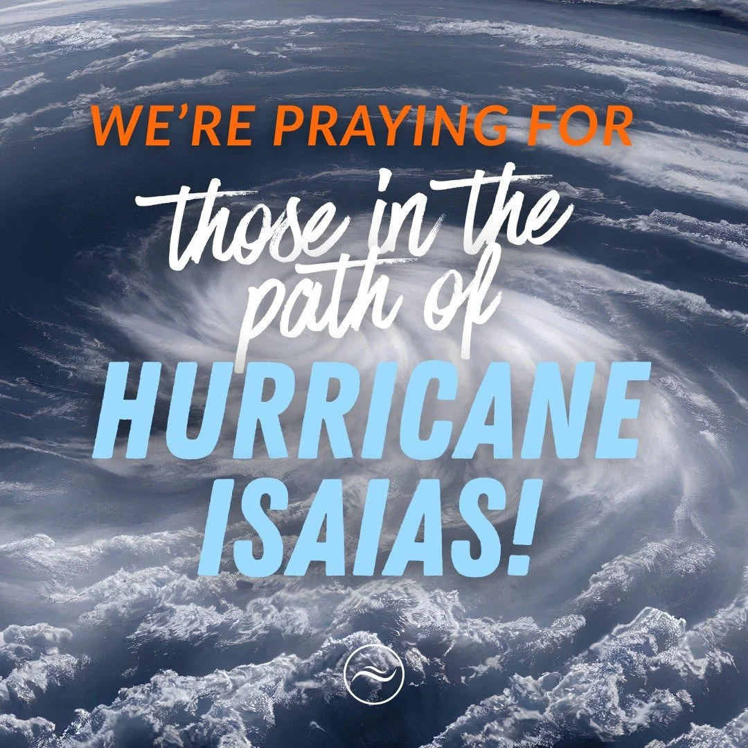 🙏Our prayers are with every family, community, and first responder who may be in the path of Hurricane Isaias. We&rsquo;re asking the Lord for protection, peace, provision, and safety as this storm approaches.

&ldquo;God is our refuge and strength,