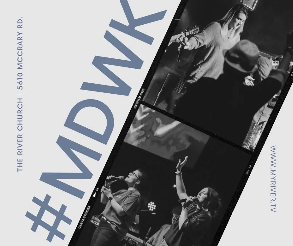 🙌 IT'S MDWK AT THE RIVER!

Sunday was powerful, but we're not waiting until next Sunday to gather again! There's something special about coming together in the middle of the week to connect with our church family!

🙌 TONIGHT AT 7 PM

We have someth