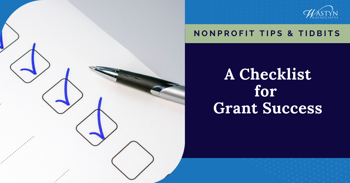 Checklist for Grant Success
