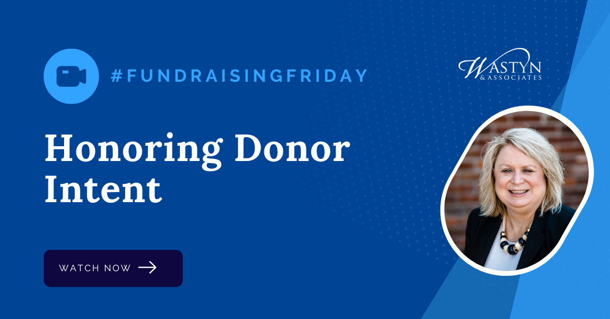 Honoring Donor Intent