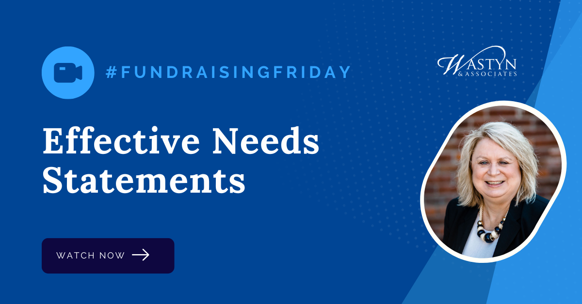 Effective needs statements