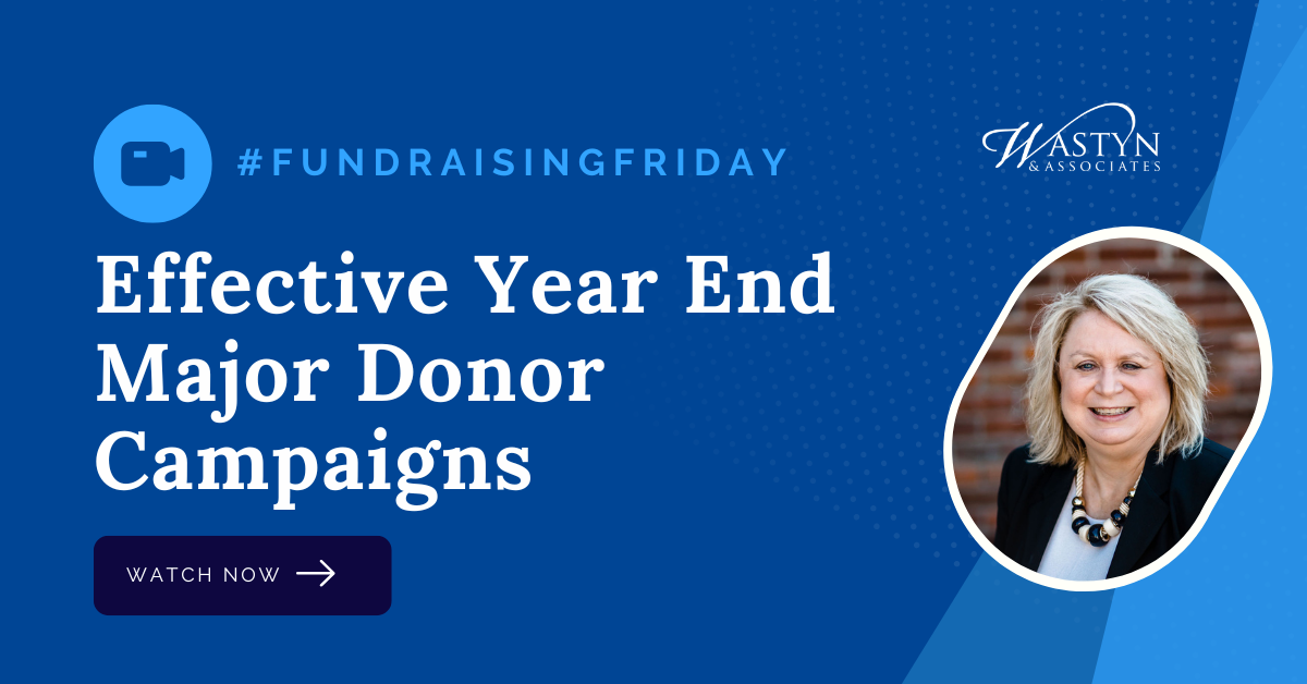 Effective year end major donor campaigns