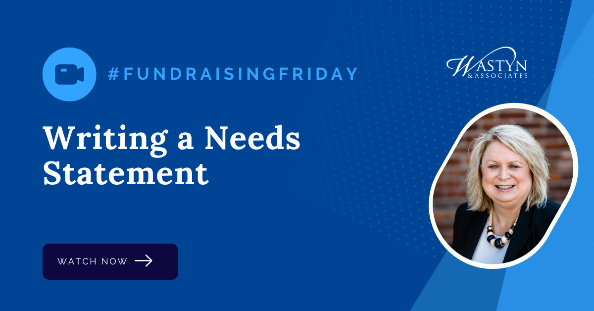 Writing a Needs Statement