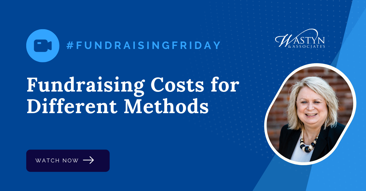 Fundraising Costs for Different Methods