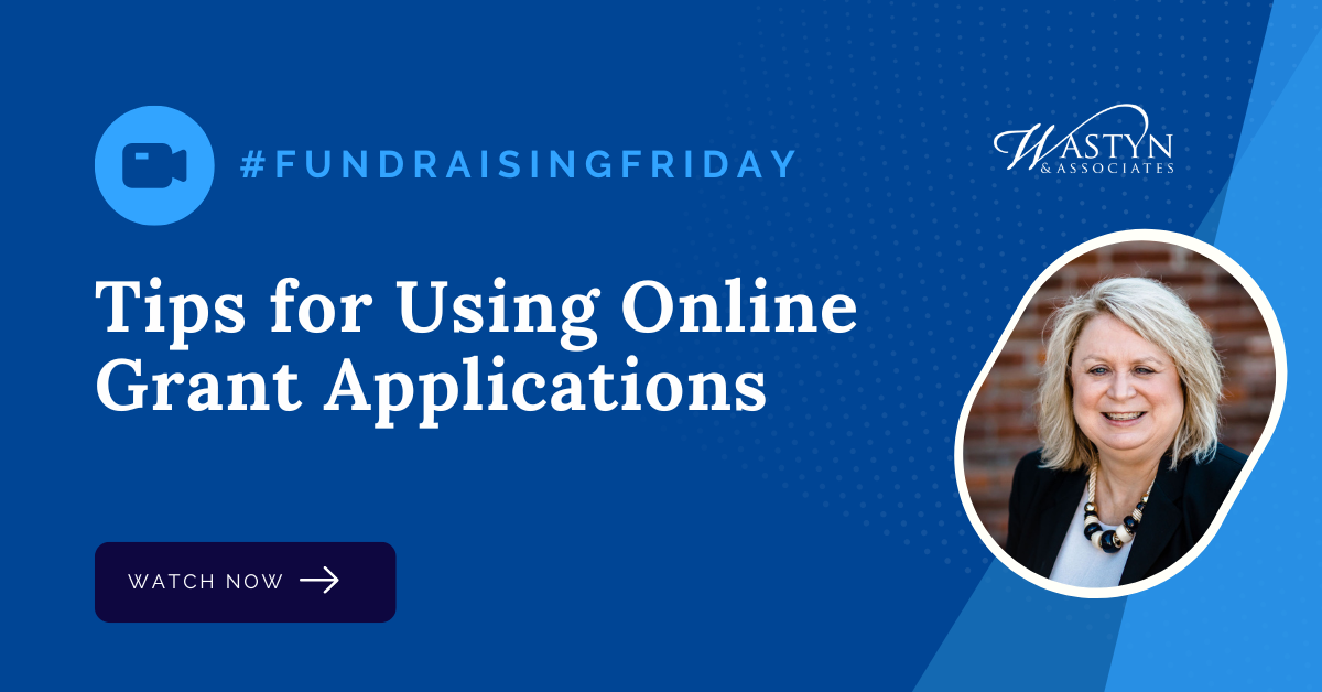 Tips for Using Online Grant Applications