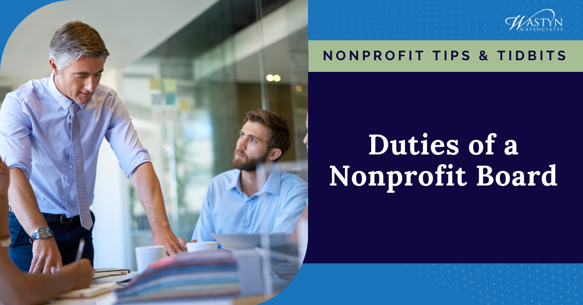 Duties of a Nonprofit Board