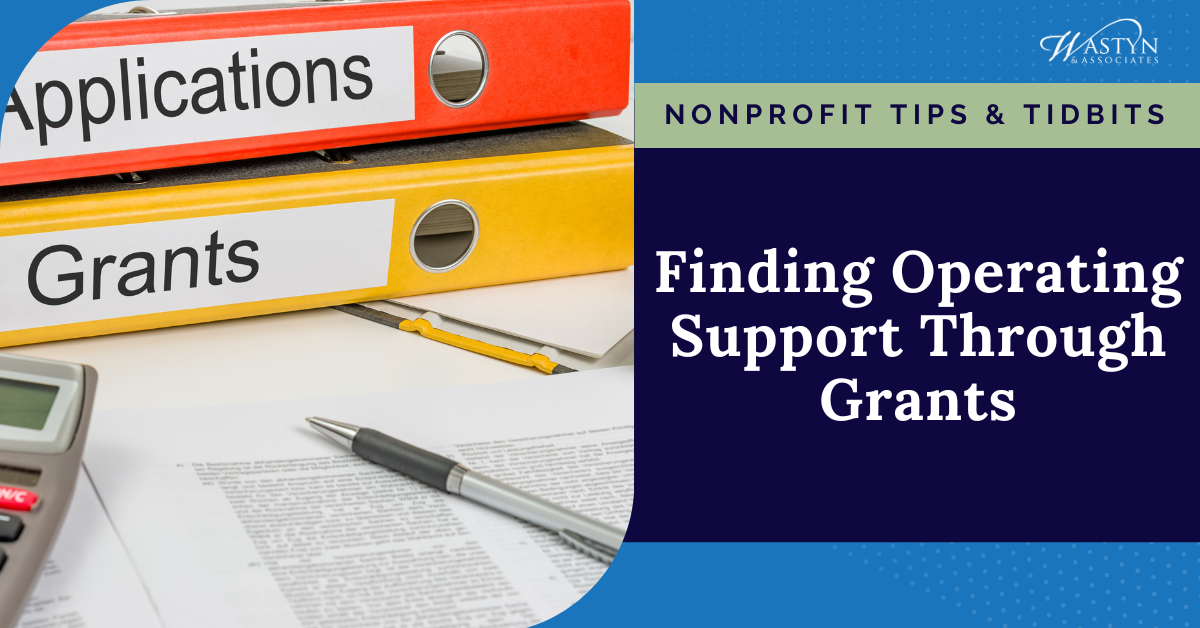Finding Operating Support Through Grants