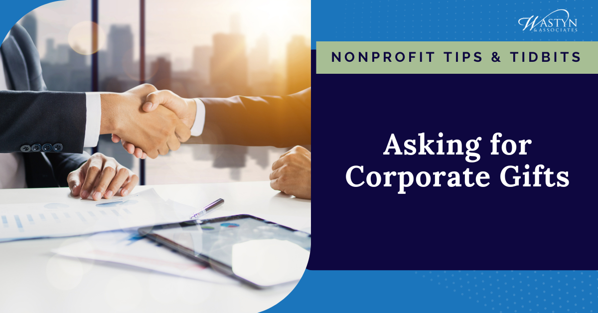 Asking for Corporate Gifts