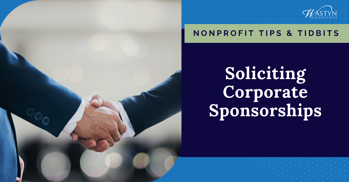 Soliciting Corporate Sponsorships