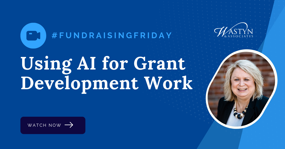 Using AI in Grant Development Work