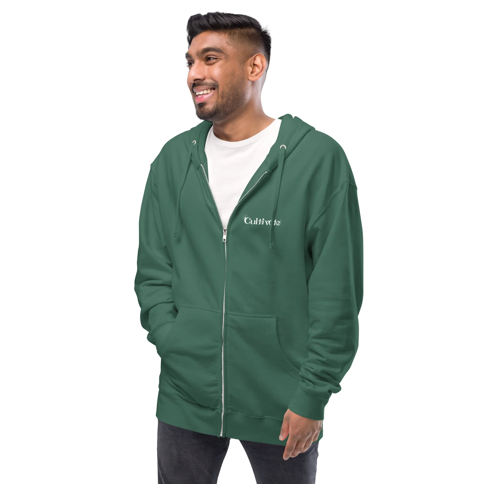 unisex-fleece-zip-up-hoodie-alpine-green-left-front-68bf8a76b9a74.jpg