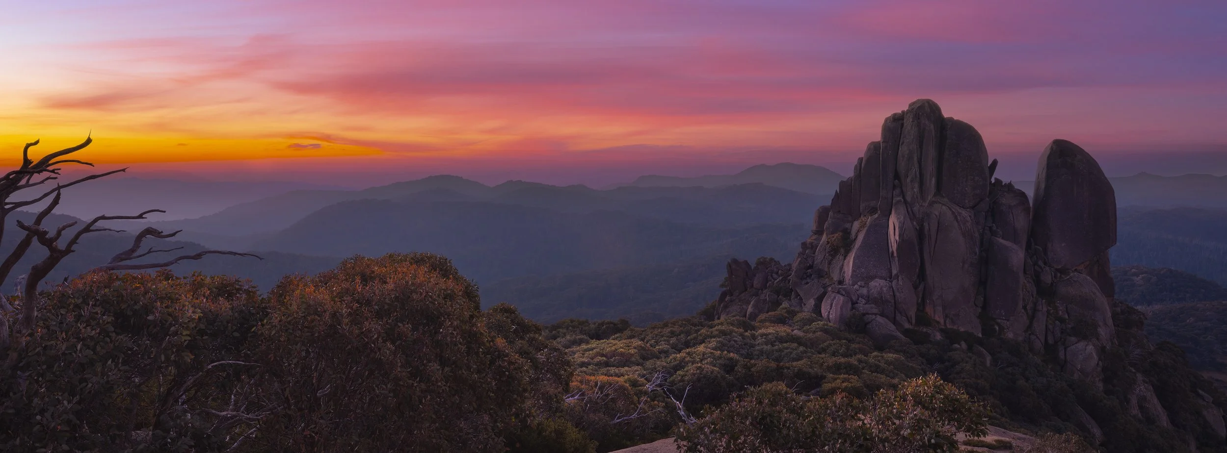 The Cathedral Mount Buffalo: Category - Mountains
