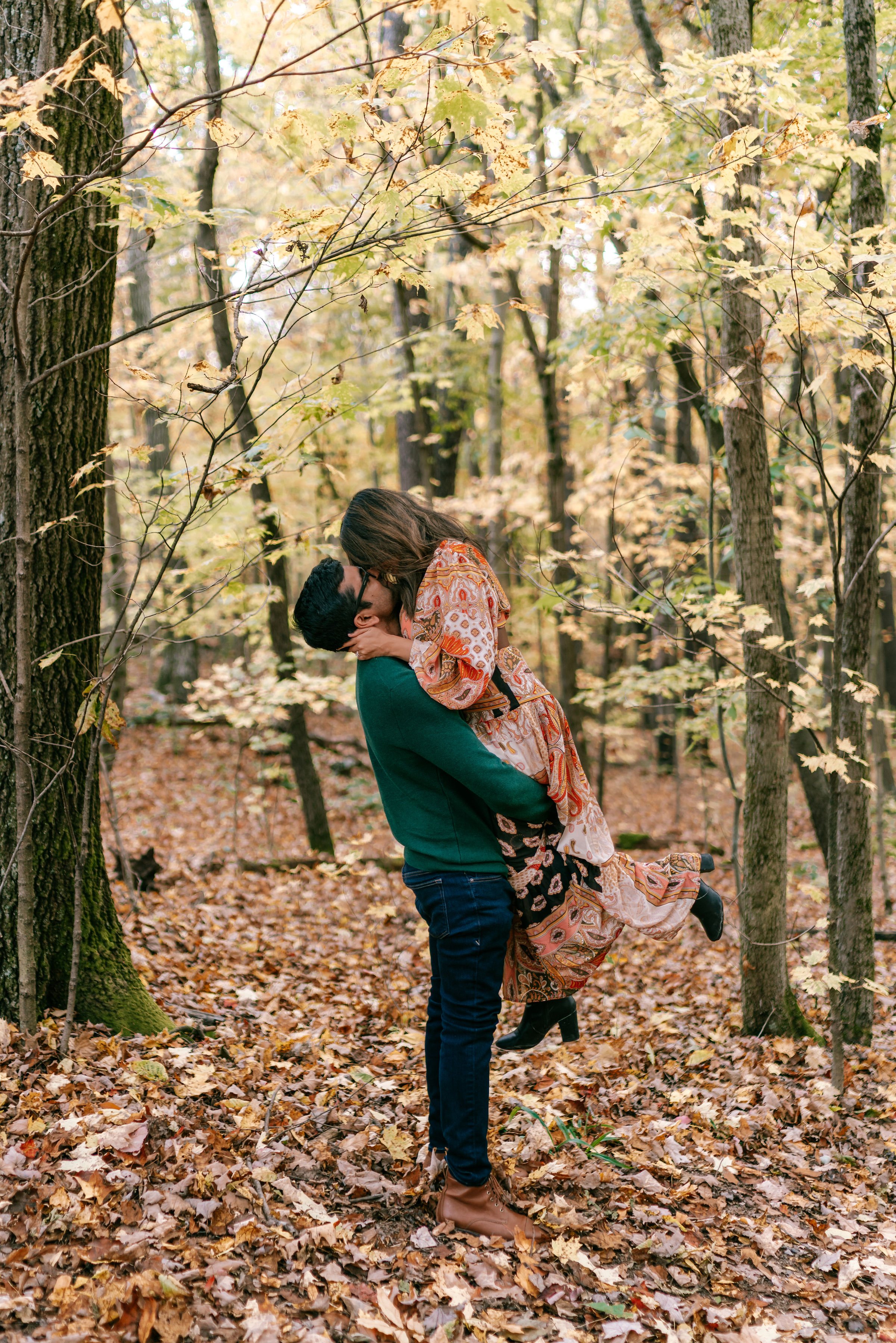 Ohiopyle Engagement Photoshoot (Fall Photoshoot) — Danny Ahmed Visuals